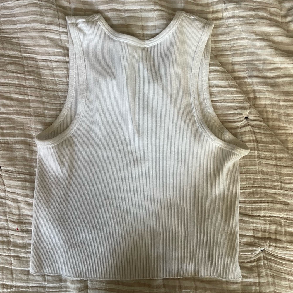 Brandy Melville White Tank - Picture 6 of 6